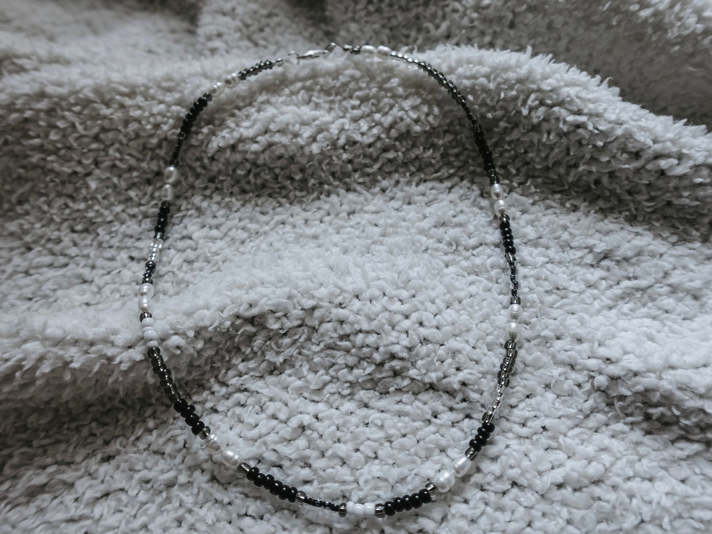 Salt & Pepper Freshwater Pearl Necklace