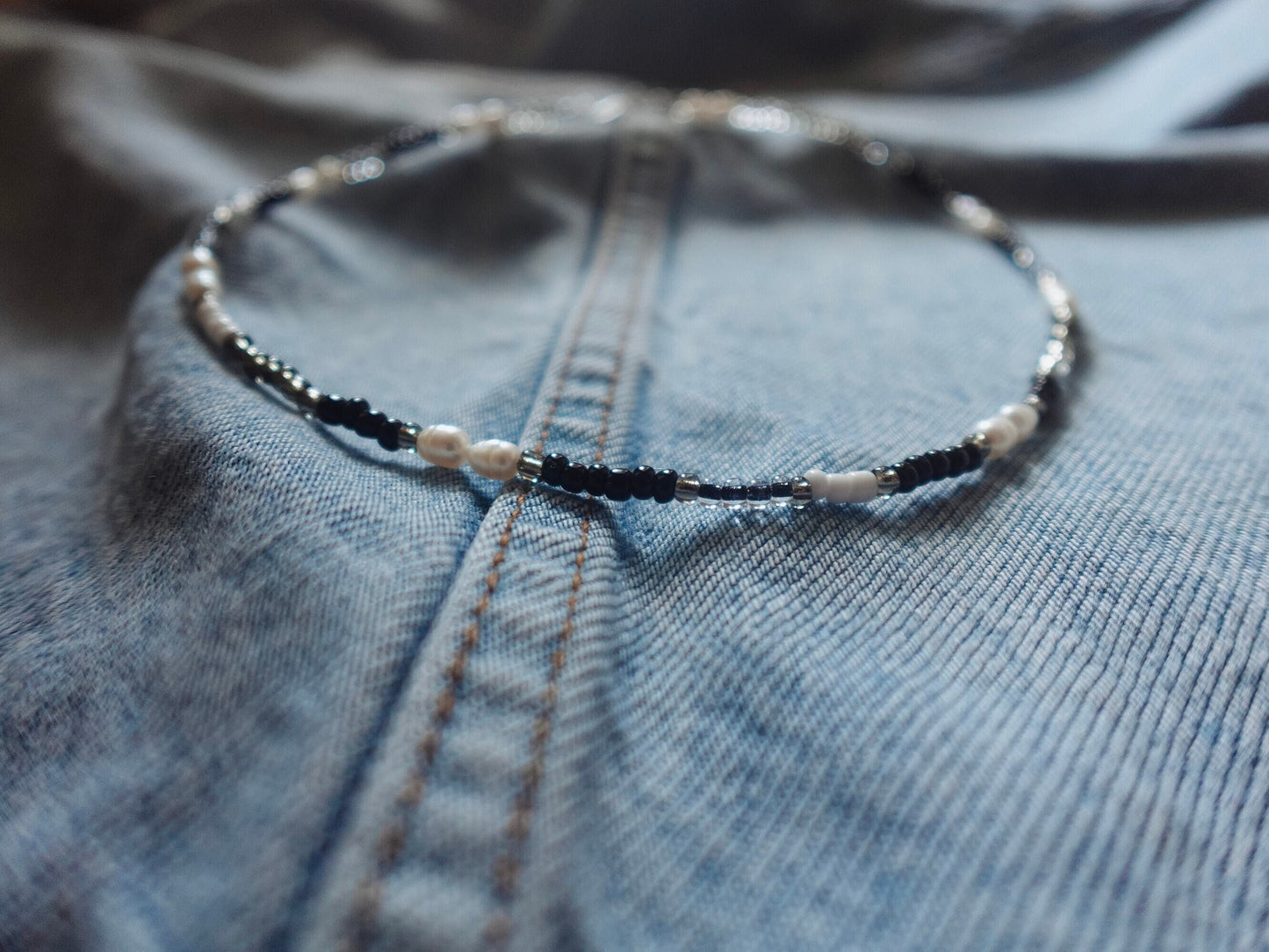 Salt & Pepper Freshwater Pearl Necklace