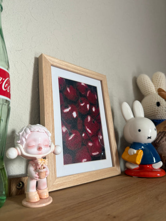Small Framed Cherry Print 🍒