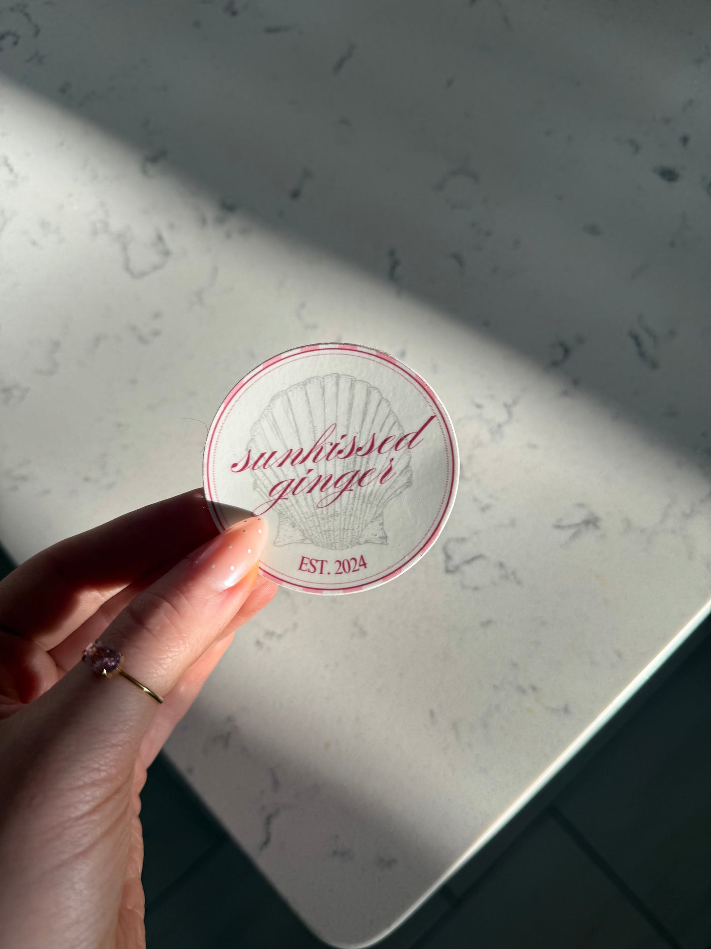 Sunkissed Ginger Sticker