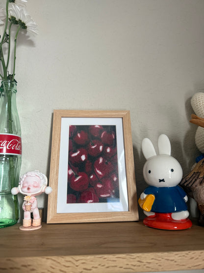 Small Framed Cherry Print 🍒