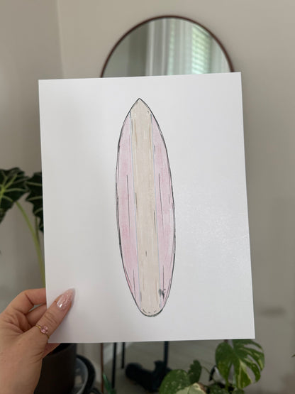 Surfboard Print 🏄‍♀️