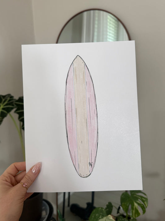 Surfboard Print 🏄‍♀️