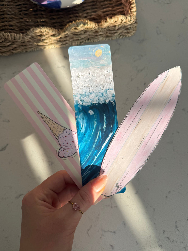 Beach Bookmark Set 🌊✨