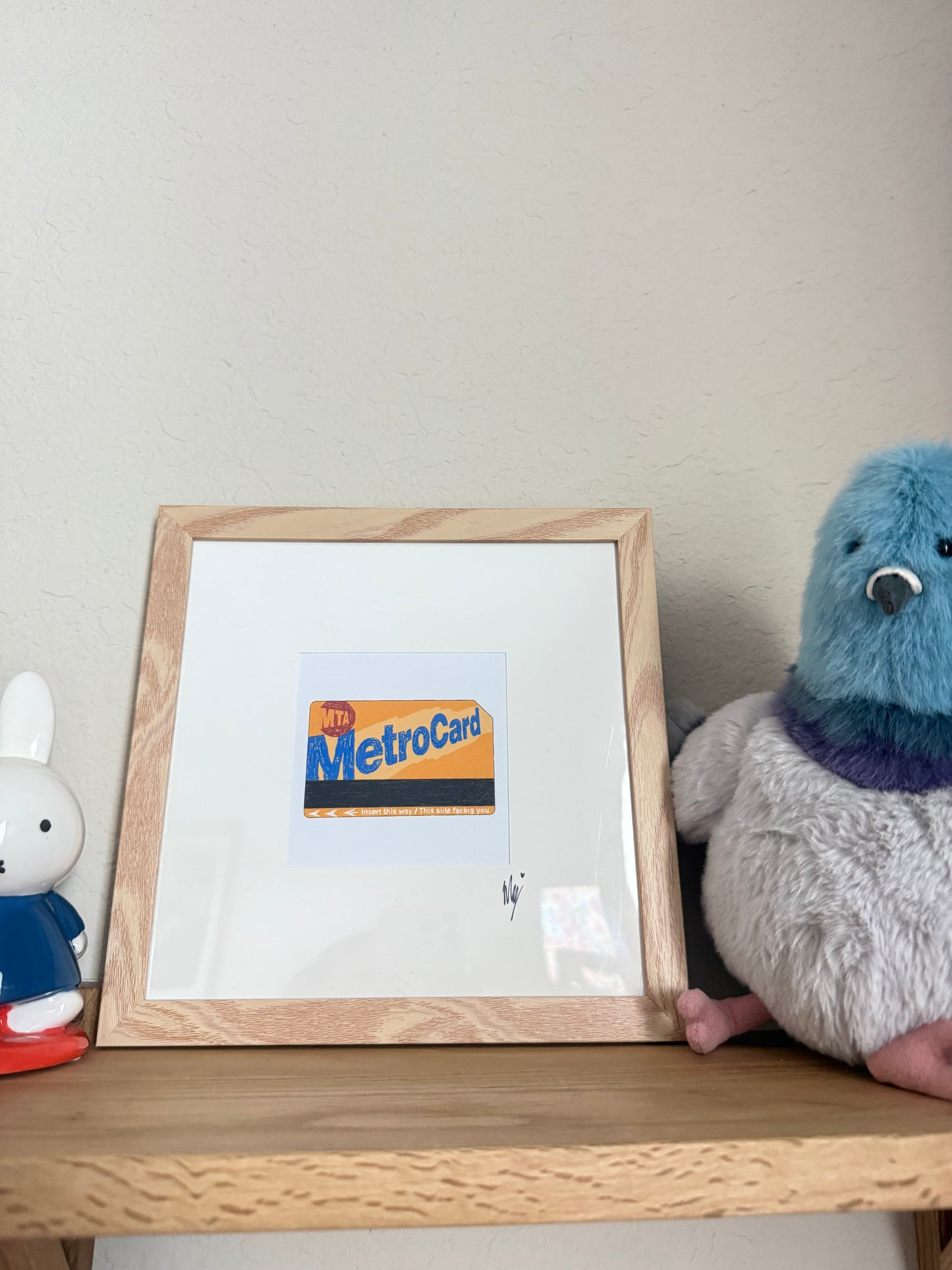 Framed MetroCard Print ✨