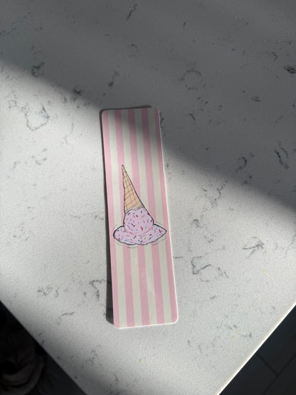 Ice Cream Cone Bookmark 🍦