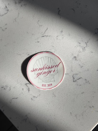 Sunkissed Ginger Sticker