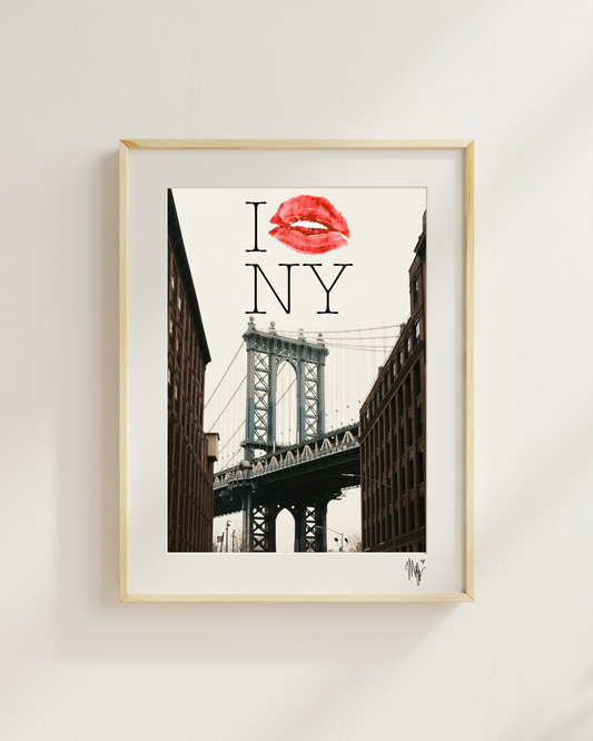 I 💋 NY Print