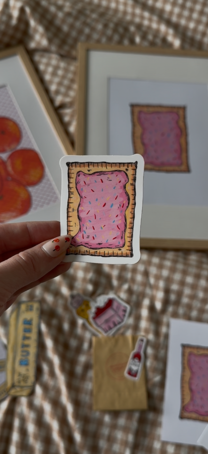 Toaster Pastry Sticker