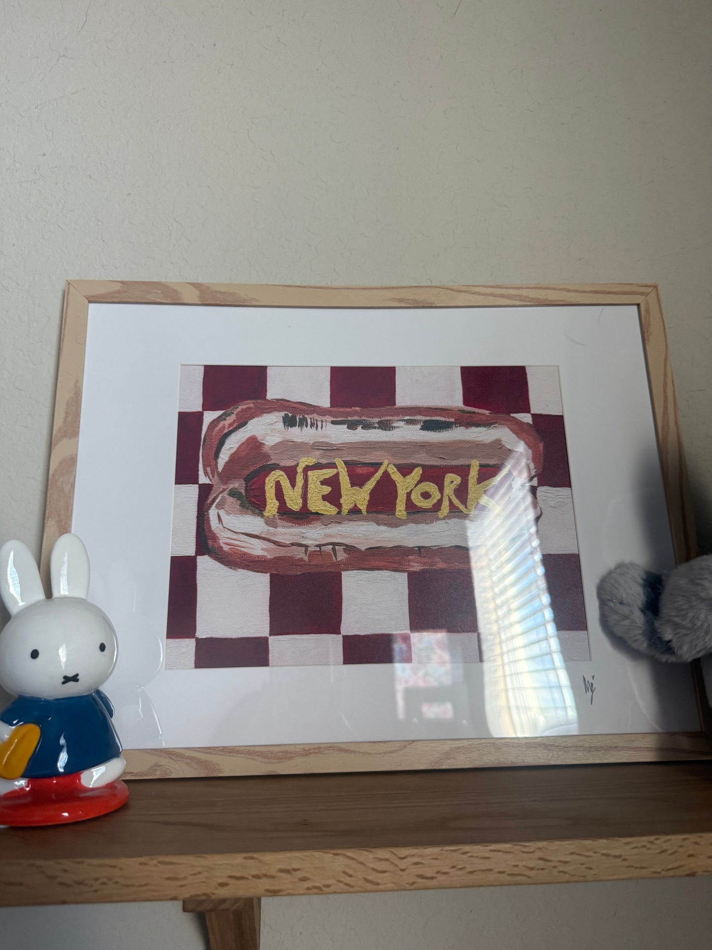 Large Framed Hot Dog Print 🌭