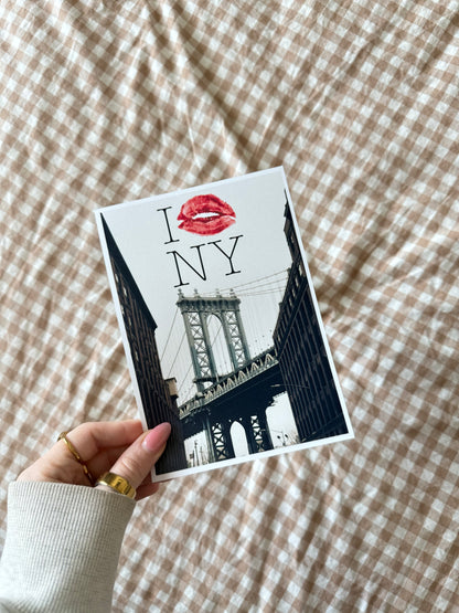 I 💋 NY Print