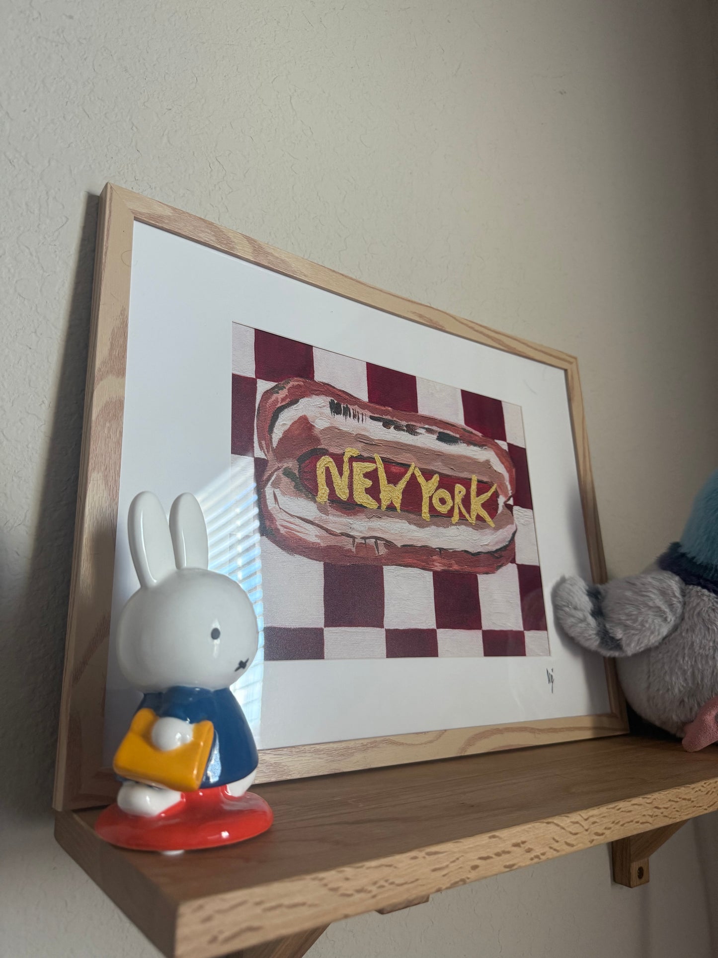 Large Framed Hot Dog Print 🌭