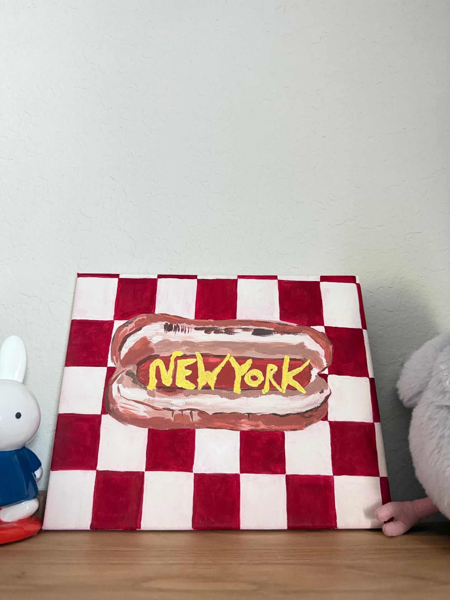 Original Hot Dog Painting 🌭