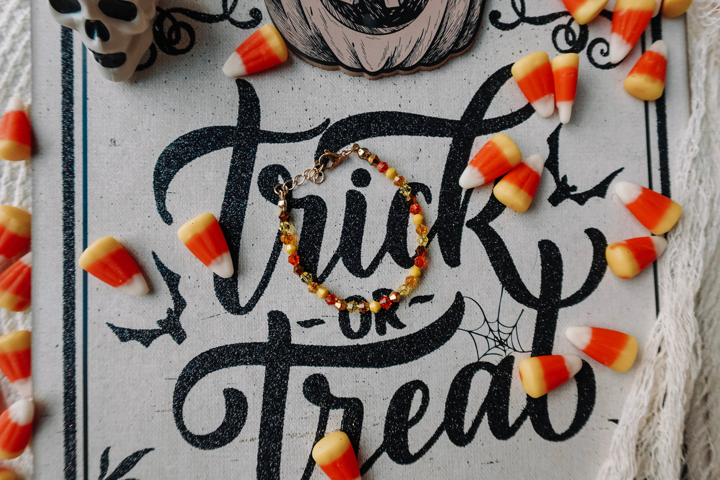 Candy Corn Bracelet 🍬🎃