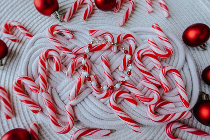 Candy Cane Bracelet 🍬🎄
