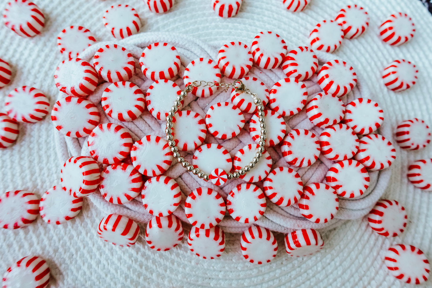 Holiday Peppermint Bracelet 🍬