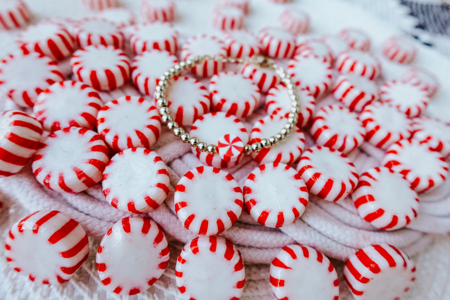 Holiday Peppermint Bracelet 🍬