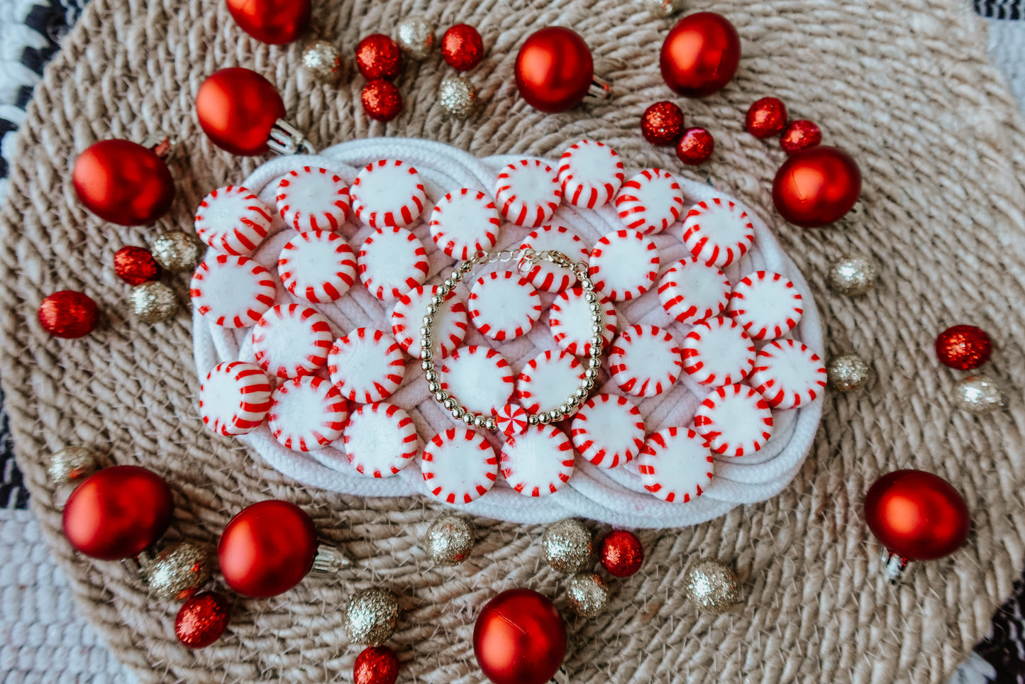 Holiday Peppermint Bracelet 🍬