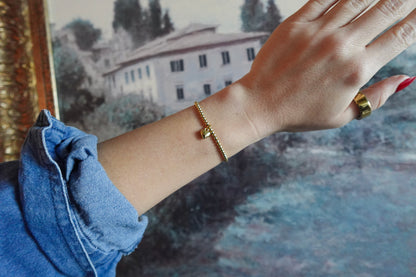 Gold Heart Charm Bracelet 💖