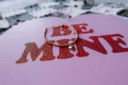 Gold Heart Charm Bracelet 💖