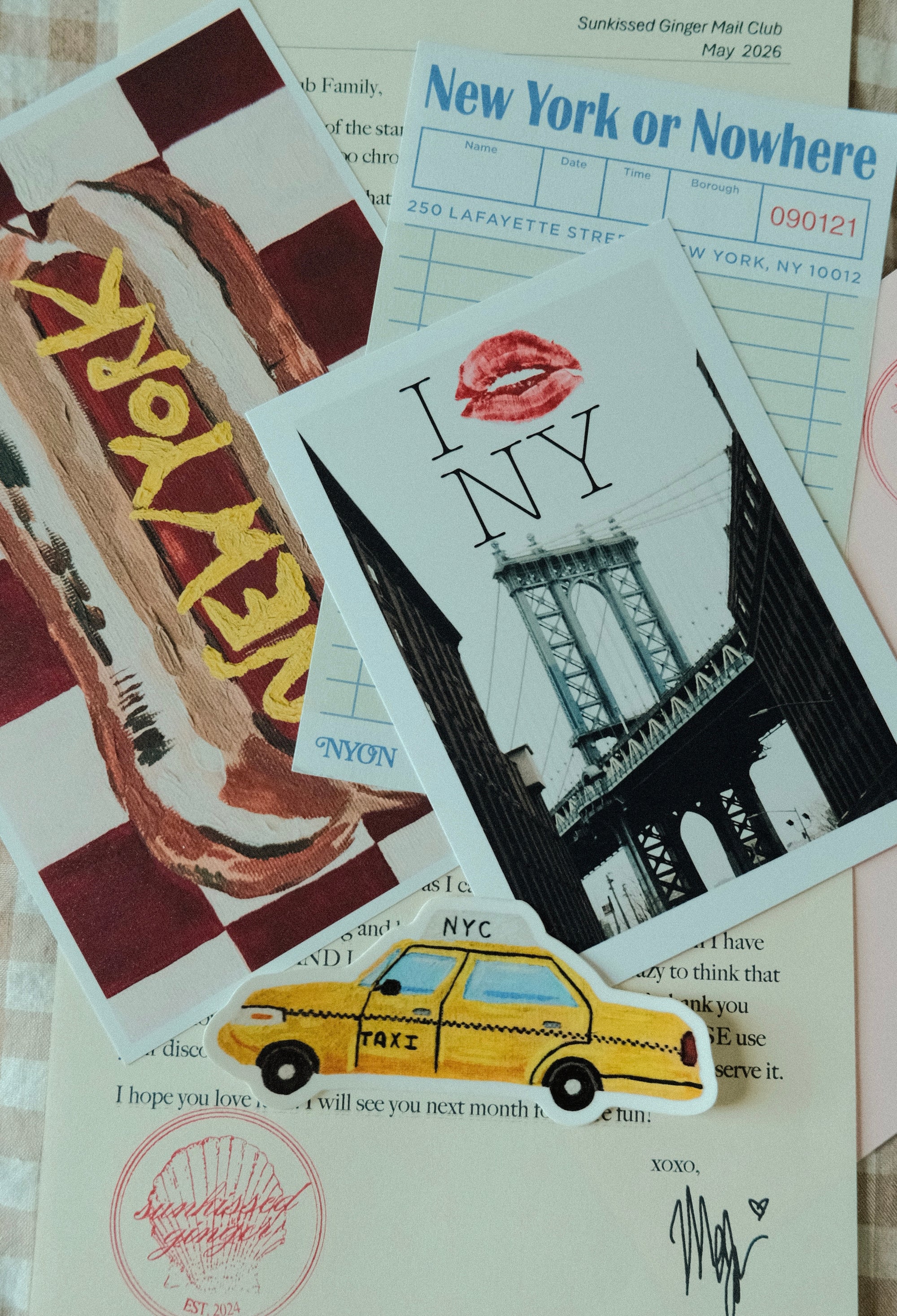 Sign up for my art snail mail club 💌