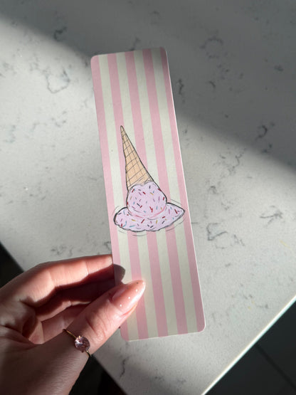 Ice Cream Cone Bookmark 🍦