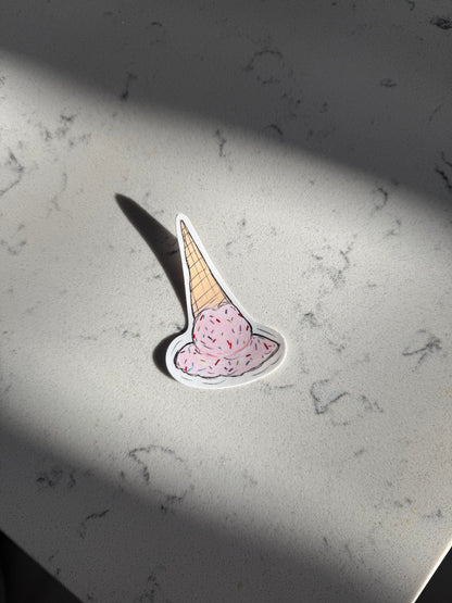 Ice Cream Cone Sticker 🍦
