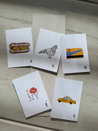 NYC Collection Mini Print Pack (Set of 5)
