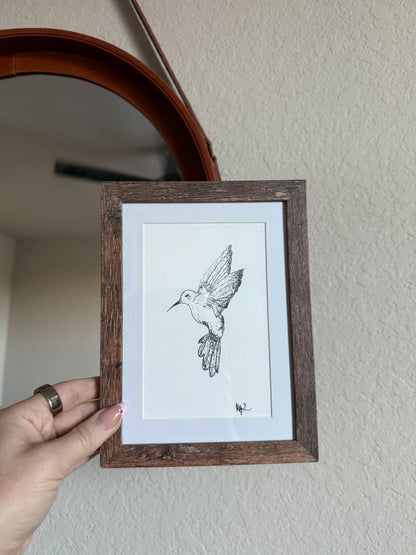 Hummingbird Print