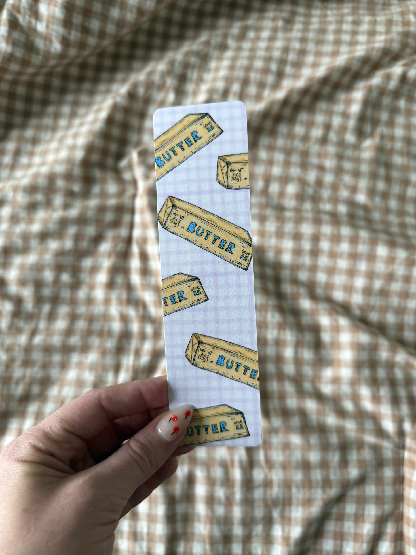 Butter Pattern Bookmark 🧈✨