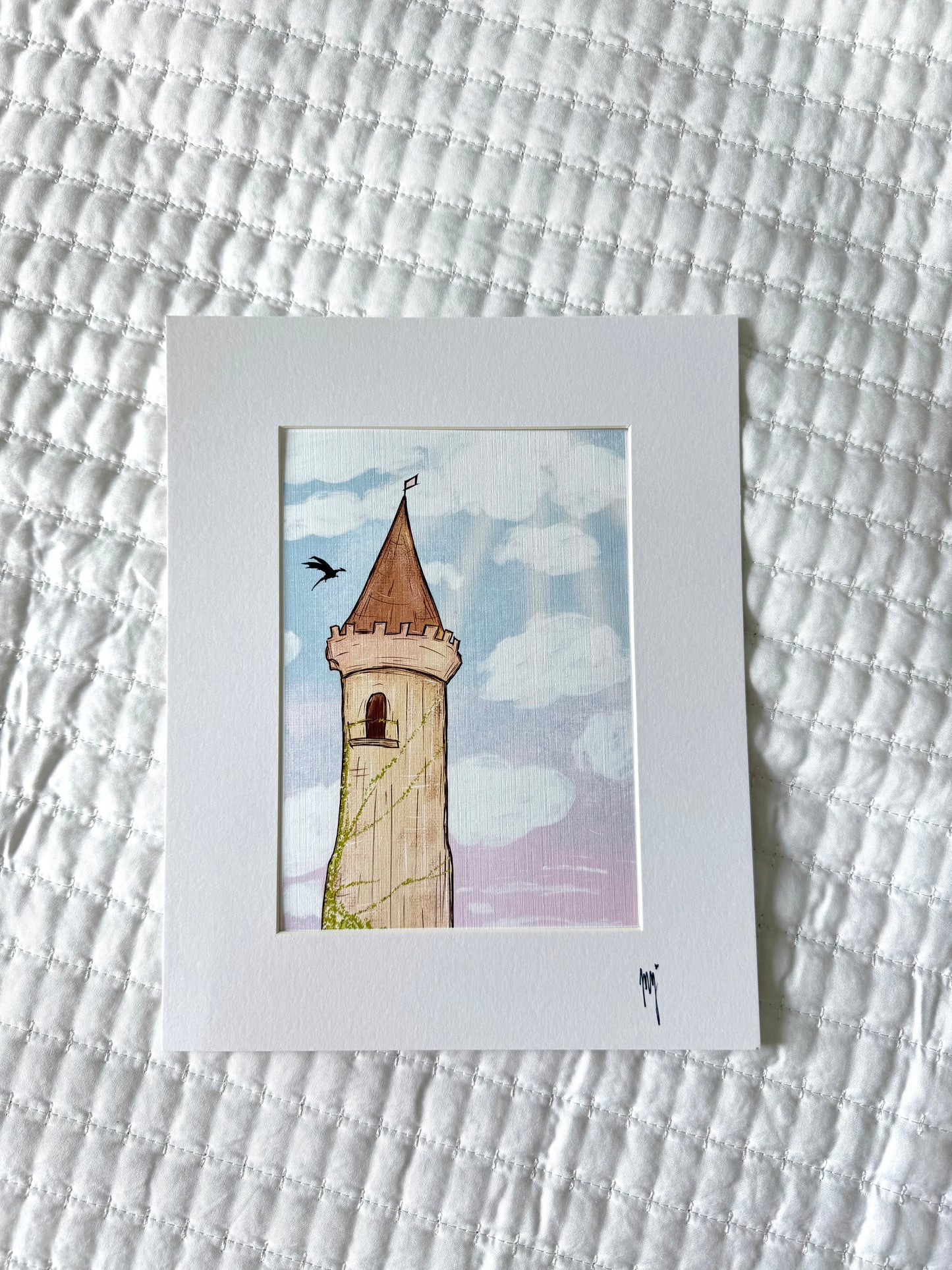 Castle Dragon Print