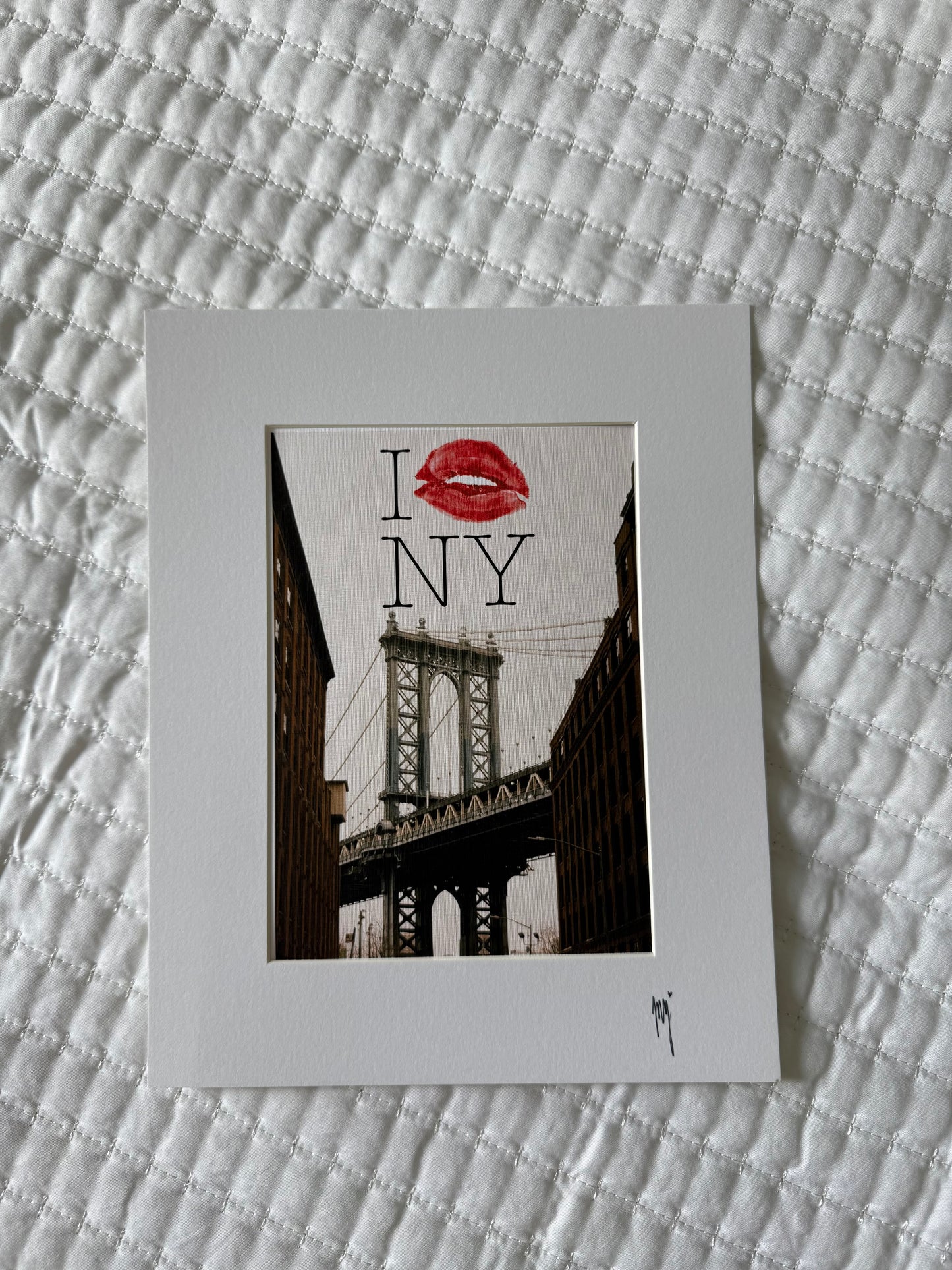 I 💋 NY Print