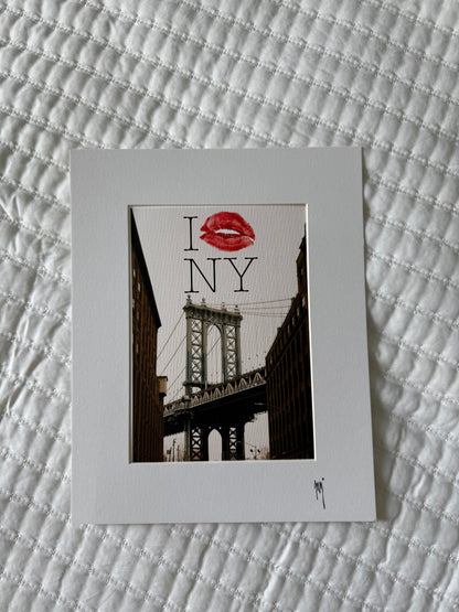 I 💋 NY Print