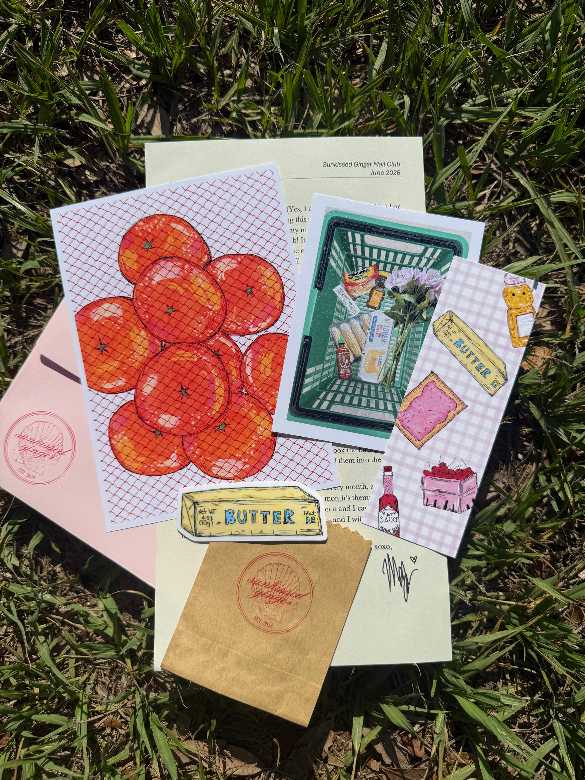 Sign up for my art snail mail club 💌