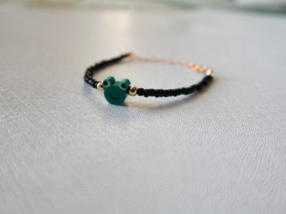 Green Frog Bracelet